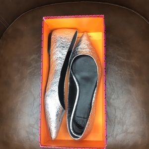 Tory Burch Victoria Crinkled Ballet Flat
